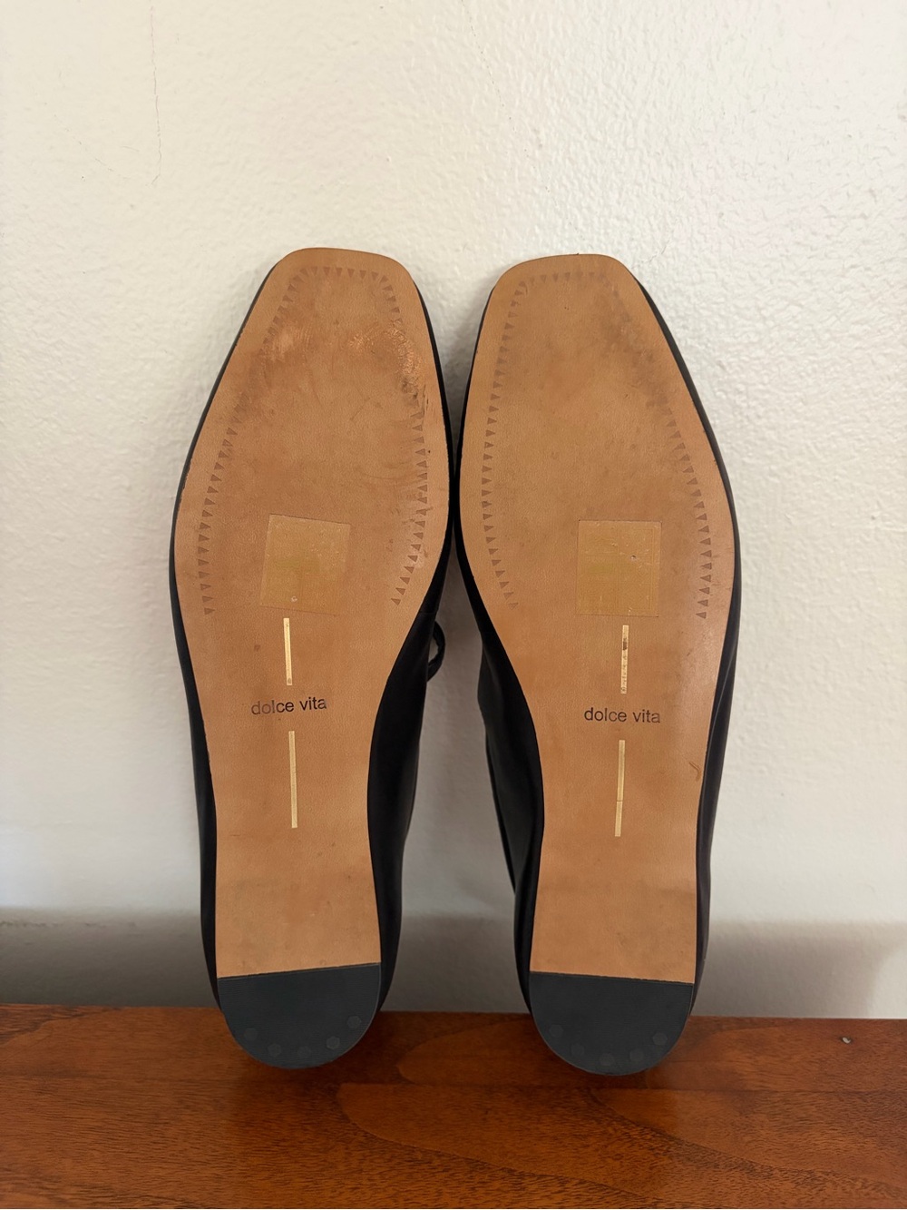 Dolce Vita Black Square-Toe Mary Jane Flats - Picture 5 of 5